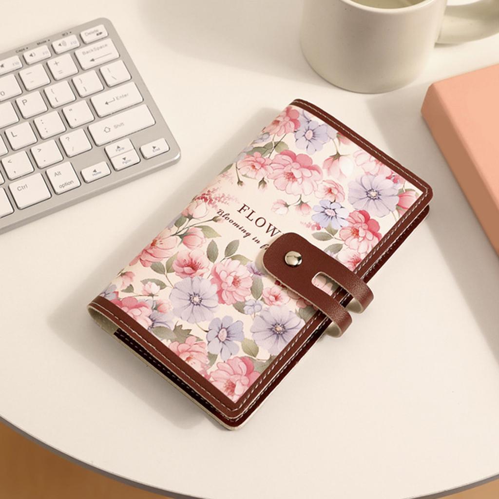 Stylish PVC Card Holder for Women With 20 Slot Large Capacity Organizers Waterproof Document Storage Pouch