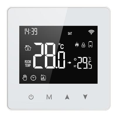 Bezdrátový termostat Tuya Smart Home Ovladač teploty vody plynový kotel Napájení z baterie Práce s Alexa Google Home Yandex