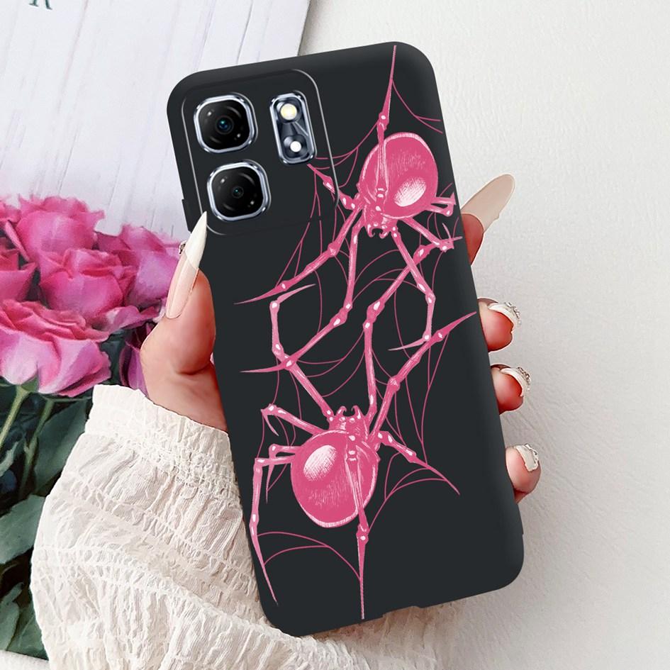 For Infinix Hot 50i Case X6531 New Fashion Flower Love Heart Pattern Soft Silicone Cover For Infinix Smart 9 Smart9 X6532 Bumper