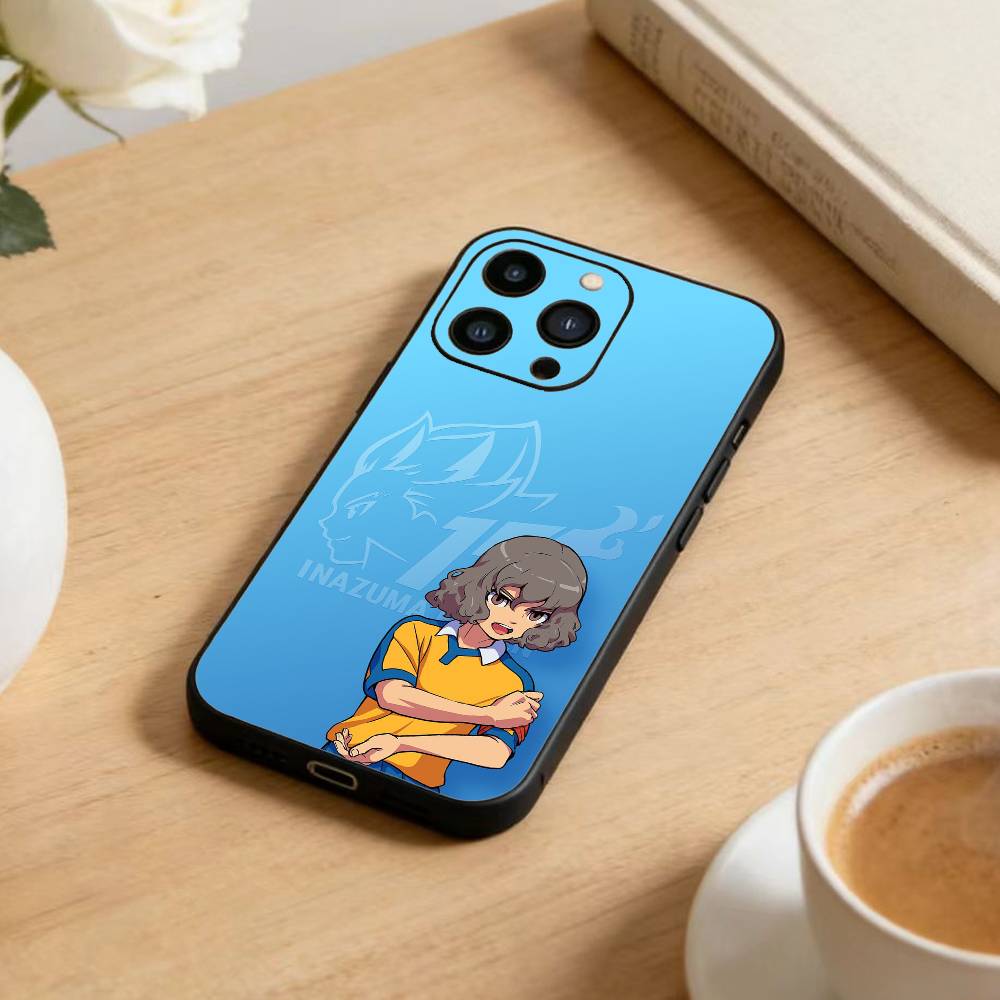 

Cool Football InazumaS 11 Phone Case For iPhone 16,15,14,13,12,17,Pro Max,Plus Silicone Black Case iPhone15