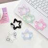 Cute Ins Style Wings Star Carabiner Diy Keychain Bag Charm Backpack Pendant Handbook Acrylic Package Hanging Keychain Decoration
