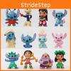 Miniature Stitch Figures Collection Abs Toy Models Blind Box Anime Ornament Set