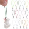 100Pcs Jewelry With Craft Handmade Lanyard Phone Ring Strap Wire Cord Key Ring Cellphone Charm Cords Clips