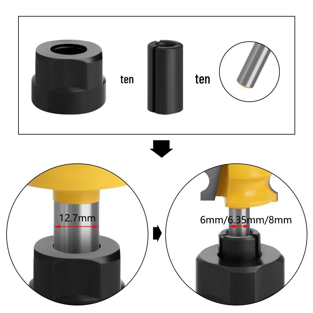 M15 Collet Nut for Woodworking Router Bit