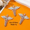 40MM Angel Wings Pendant - DIY Alloy Jewelry Accessory 9610