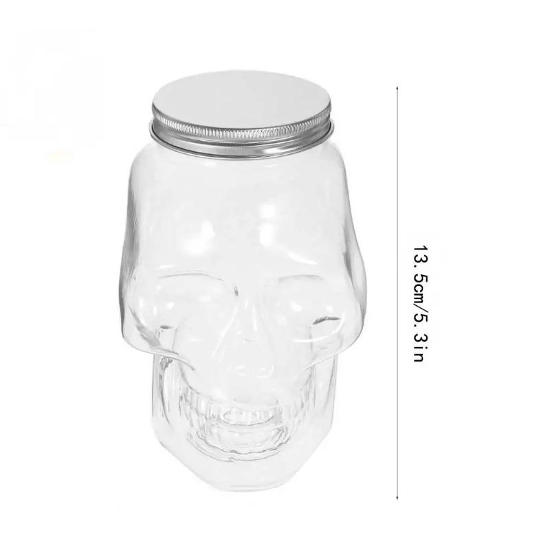 

Halloween Shaped Bottle Transparent Skeleton Plastic Can Used for Home Decoration and Party Decoration Supplies 800ml