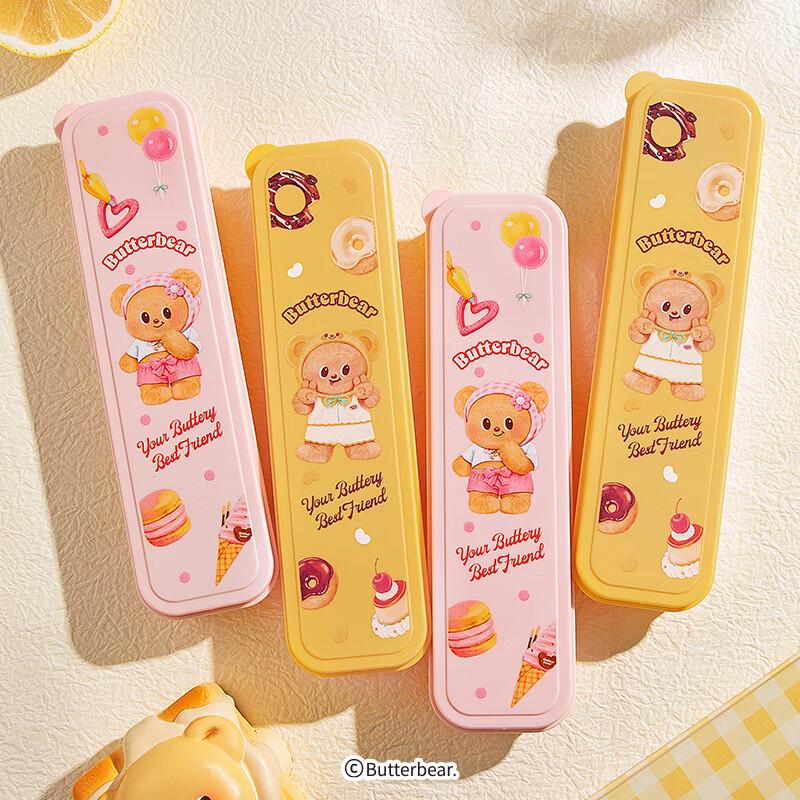 Modern Housewife Butter Bear Portable Chopsticks & Spoon Set