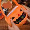 Trick or Treat Pumpkin Candy Bucket Gifts Pouch Stuffed Cotton Tote Bags Halloween Candy Bag  Kids