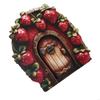 Miniature Fairy Garden Accessories Fairy Door for Tree Garden Sculpture Lawn X3UC