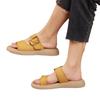Internet celebrity popular fashion large size soft-soled slippers women summer wear 4142 new casual versatile Roman beach shoes women