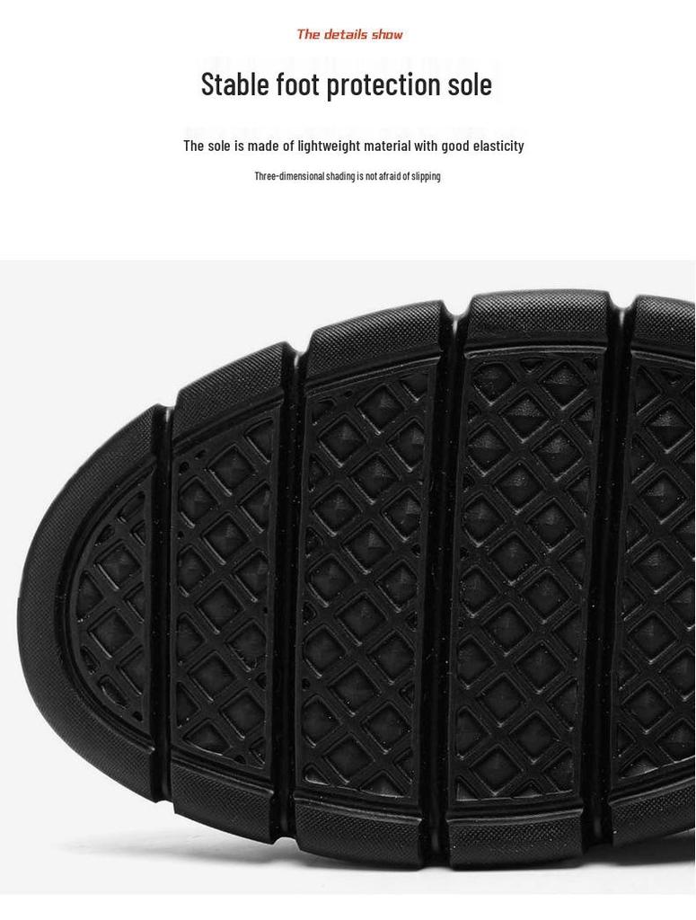 Herren Flyknit Brogue Slipper - Trendige, leichte, atmungsaktive Freizeitschuhe