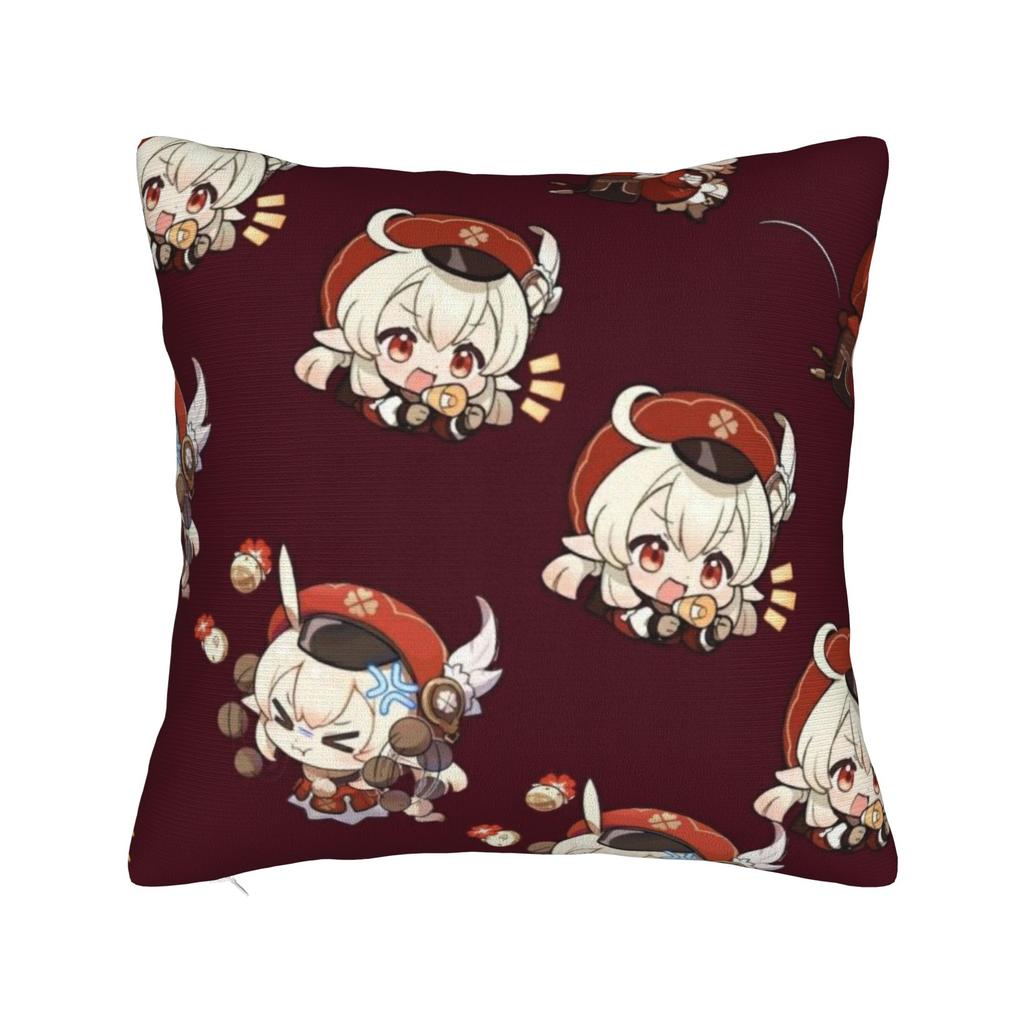 Genshin Impact Game Pillow Covers Stuff Printing Cushion Cover Gift  Pillow Case Cover Sofa Multiple Sizes