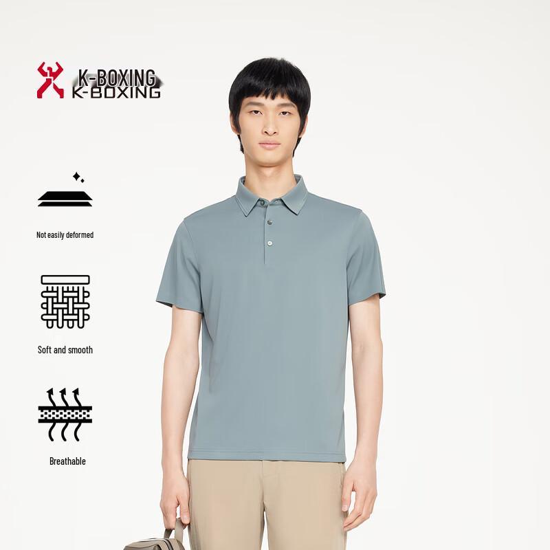 Мужская летняя футболка в стиле business casual K-Boxing VTBR2735 M