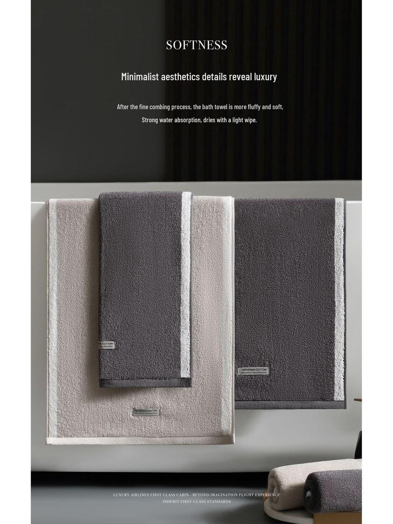 2025 New Style 7A Antibacterial Pure Cotton Lint-Free Absorbent Face Towel for Men, Women, Couples