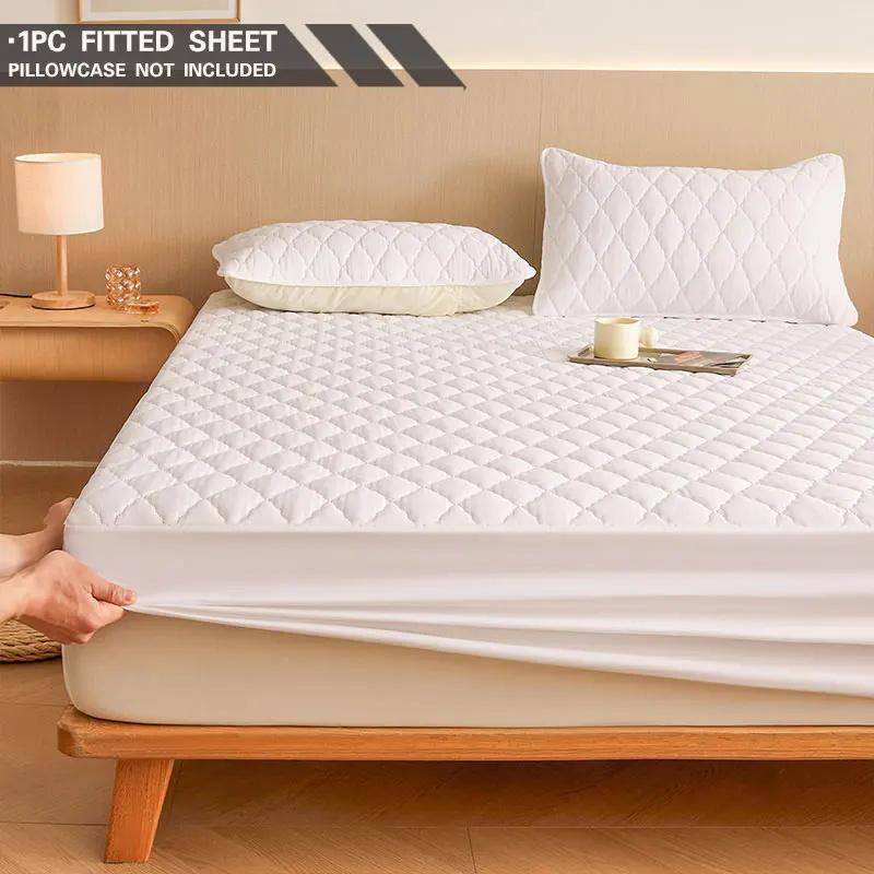 New Waterproof Thicken Mattress Covers Adjustable Fitted Sheets Bed Covers Mattress Pad Protector Sheets For Bed