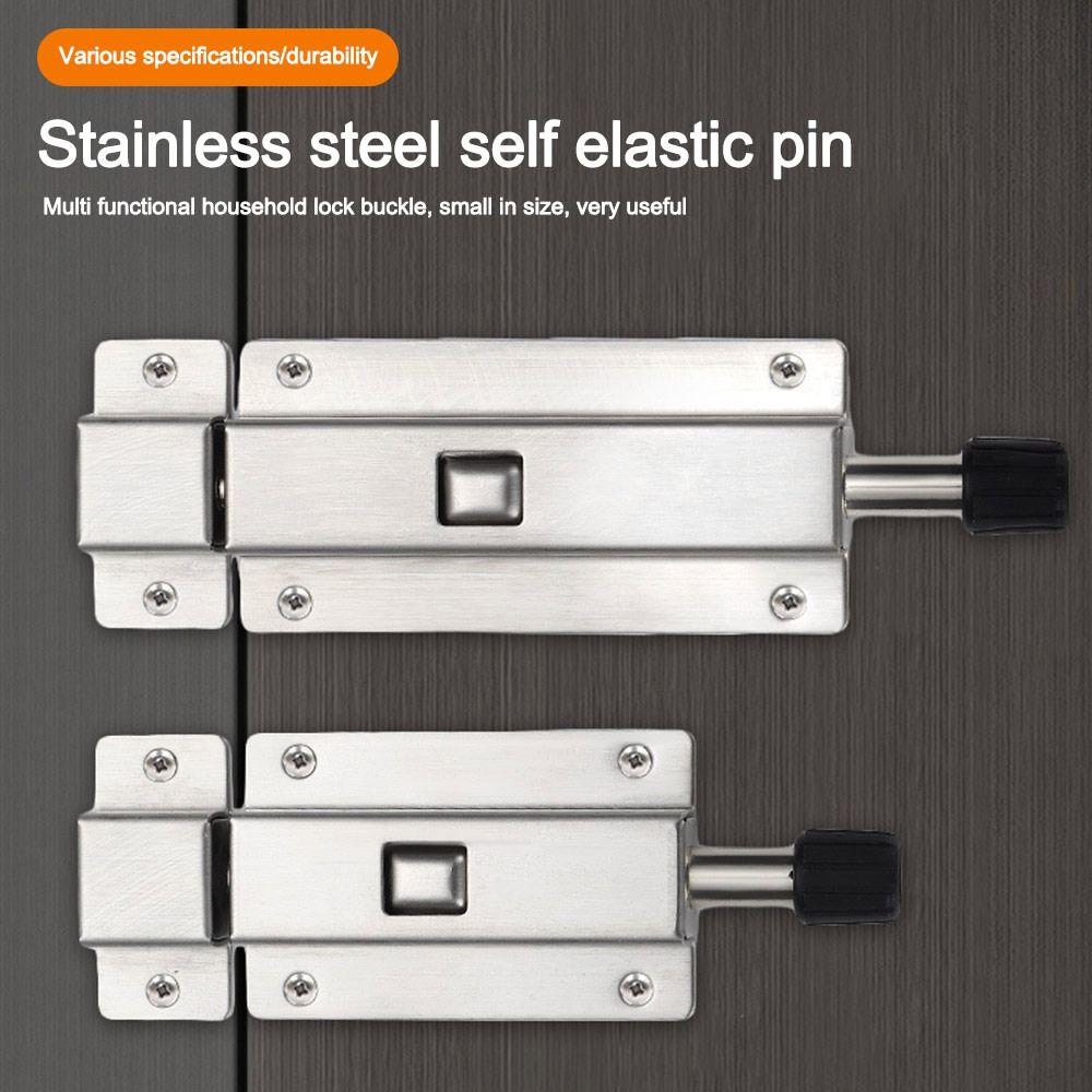 With Screws Window Catch Lock Spring Lock Latch Catch Tower Bolt  Garden Gate Shed Sliding Door