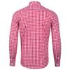 Casual Klein Geruit Strijkarm Shirt Grote Maat Lange Mouw Herenshirt Herenshirt