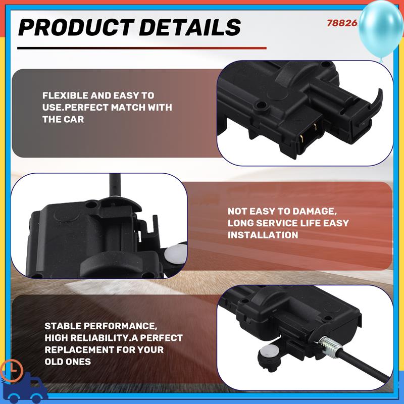 A90Q-Car Fuel Flap Servomotor Fuel Cap Lock For Renualt Clio MK4 788262843R чёрный