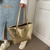 Women Tote Bag Faux Leather Solid Color Shoulder Bag Glossy Casual Armpit Handbag for Phone Keys Cards Work Travel Parties