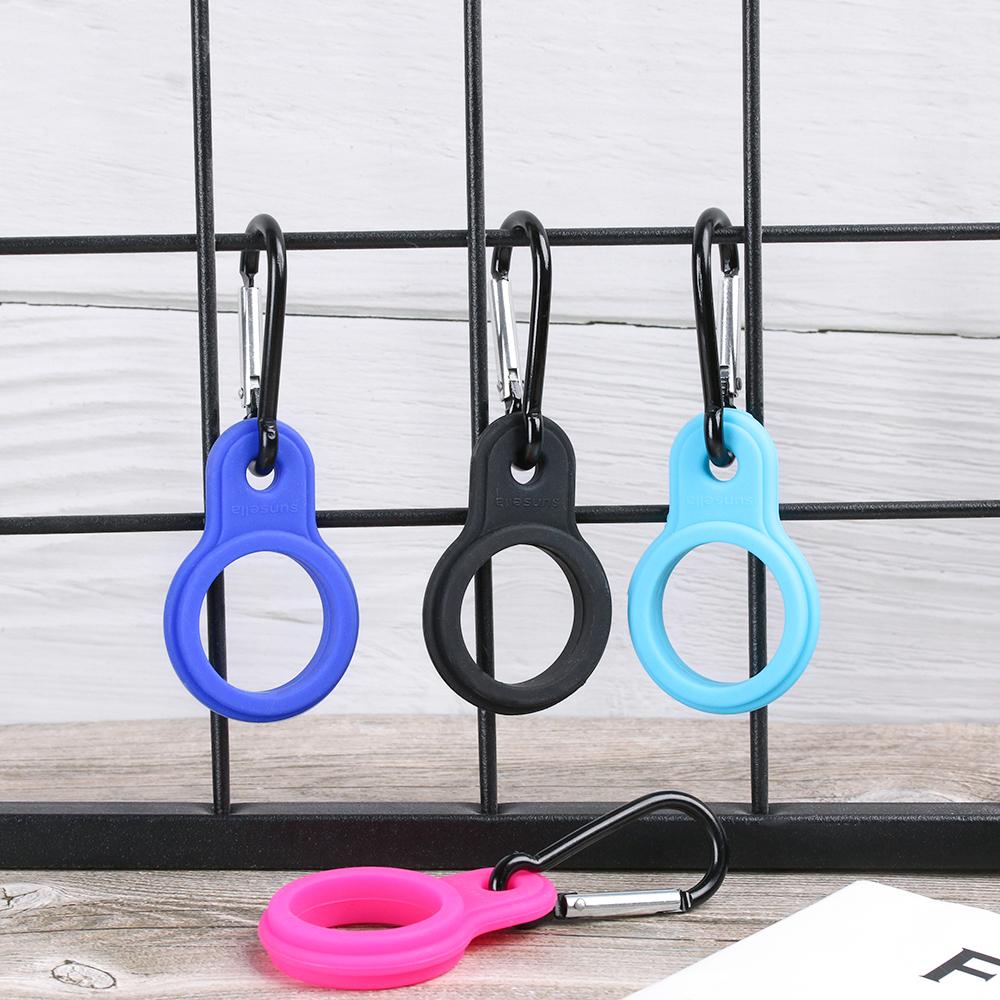 New Arrival Sports Outdoor Kettle Buckle Carabiner Water Bottle Holder Camping Hiking Aluminum Rubber Buckle Hook High Quality
