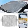 Universal Car Front Windshield Sunshade Cover Car Windshield Snow Sun Shade Cover With Reflective Stripe Winter Snow Car CoverWindshield Sunshades 1