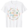 Women's Fashion T-shirt Autism Mama Printed Tshirts Fashion Casual Short-sleeved Tee Shirt Autism Awareness T Shirts for Women