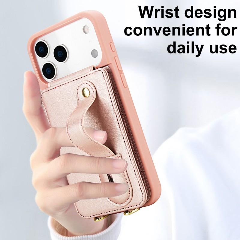 Slim Shockproof Phone Case With Crossbody Strap IPhone 17 Pro Max Silicone Back Cover Anti-Drop Protection Multiple Colors