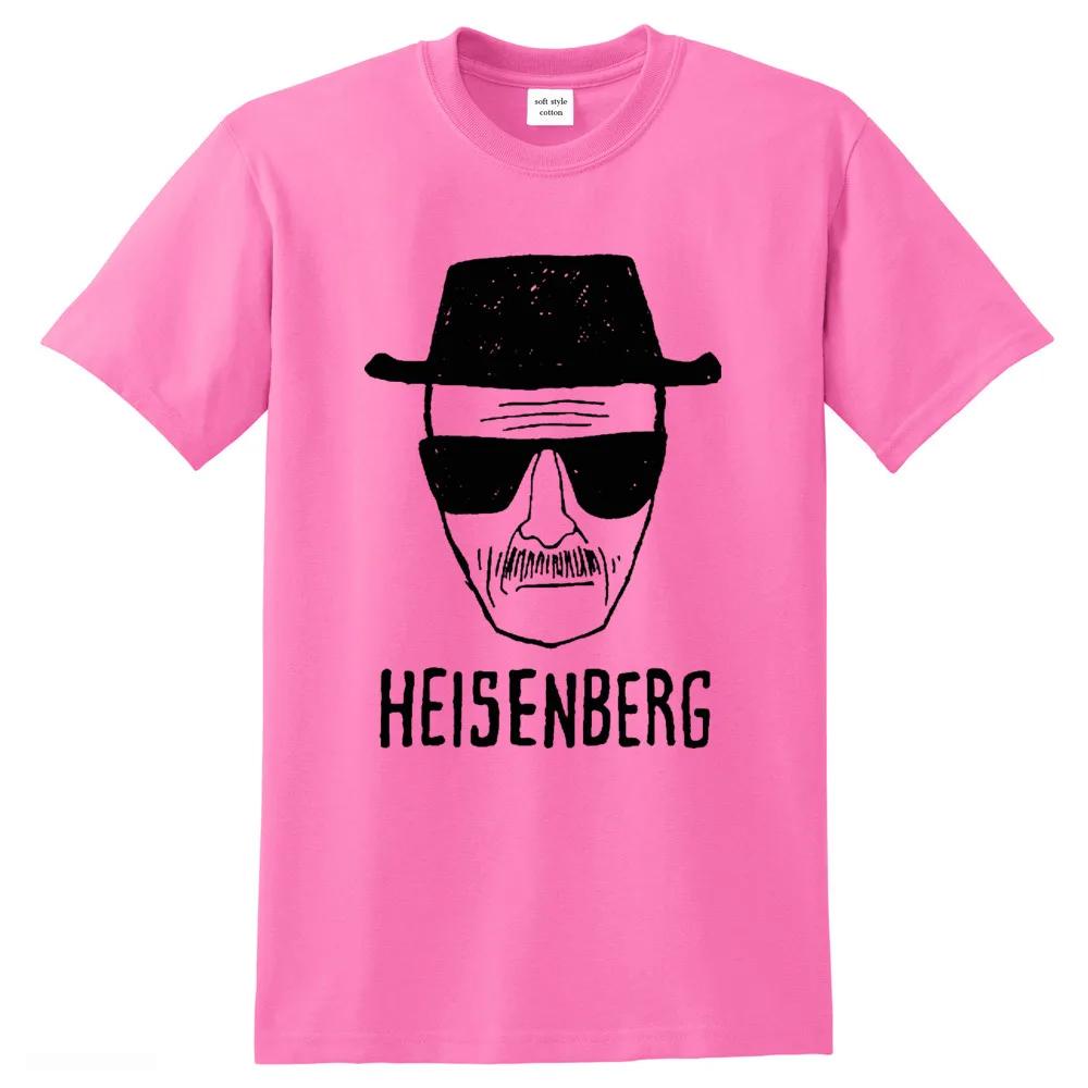 Tricou cool pentru bărbați Haine Breaking Bad Calitate superioară 100% bumbac larg Tricou imprimat Heisenberg casual pentru bărbați