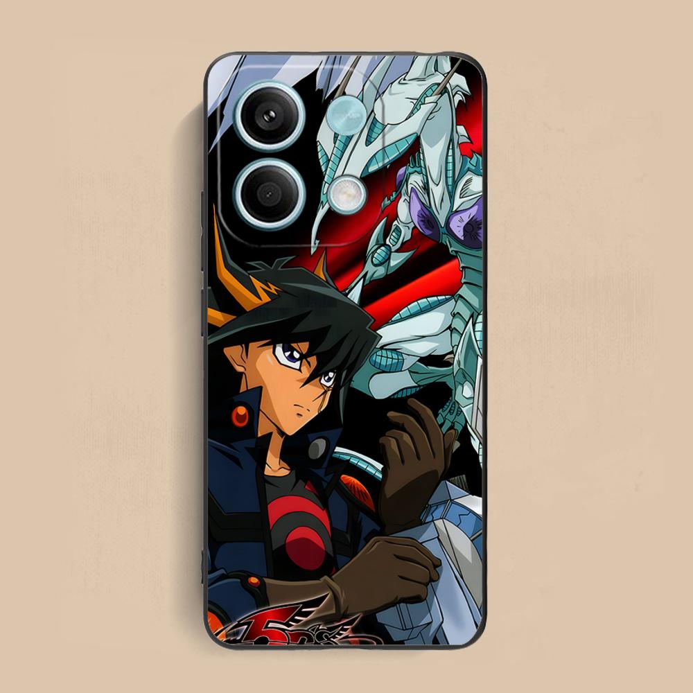 Yugioh Yusei Fudo Mobile Phone Case for Xiaomi Redmi Note 14 13 12 11 S Pro Plus 4G 5G Colorful Printing Cover Luxury Cover