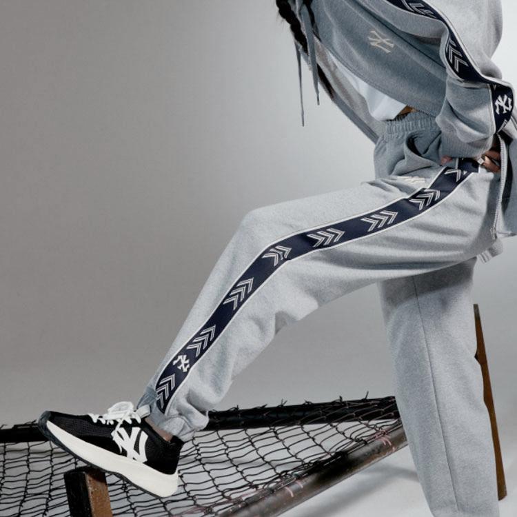 New MLB Knitted Sweatpants Unisex Gray 3ATPS0114-50MGS