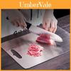 Stainless Steel Cutting Board With Antibacterial Surface For Kitchen Food Preparation And Fruit Slicing