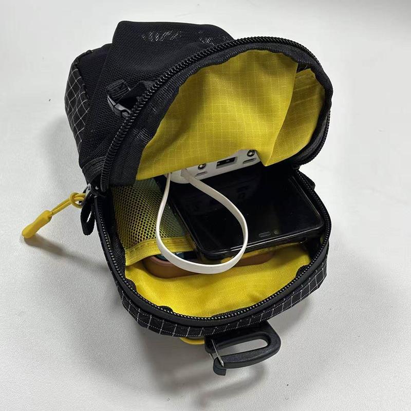 Water Bottle Holder Bag Phone Pocket and Quick-Adjust Strap Waterproof Nylon for Cycling Hiking Camping Essentials