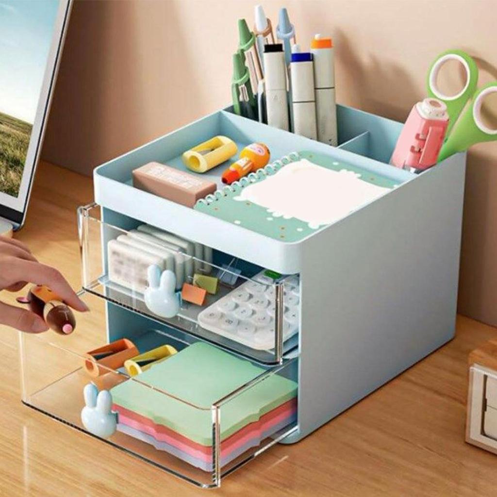 Pen Holder for Desk Desktop Makeup Stand Multi-Functional Desk Organizer for Bathroom Home Kitchen Classroom Makeup Station