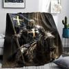 1 Stück Alien Erde Print Flanelldecke, Hohe Qualität, Bequem für alle Jahreszeiten, Heimdekoration, Wärme und Komfort, Perfekt für Weihnachtsgeschenke