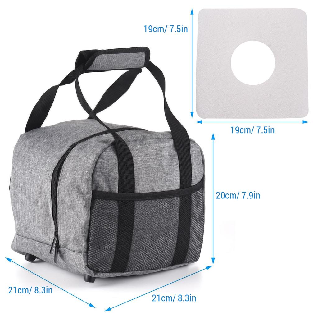 Oxford Cloth Bowling Ball Bag Single Ball Tote Bowling Bag with Padded Ball Holder