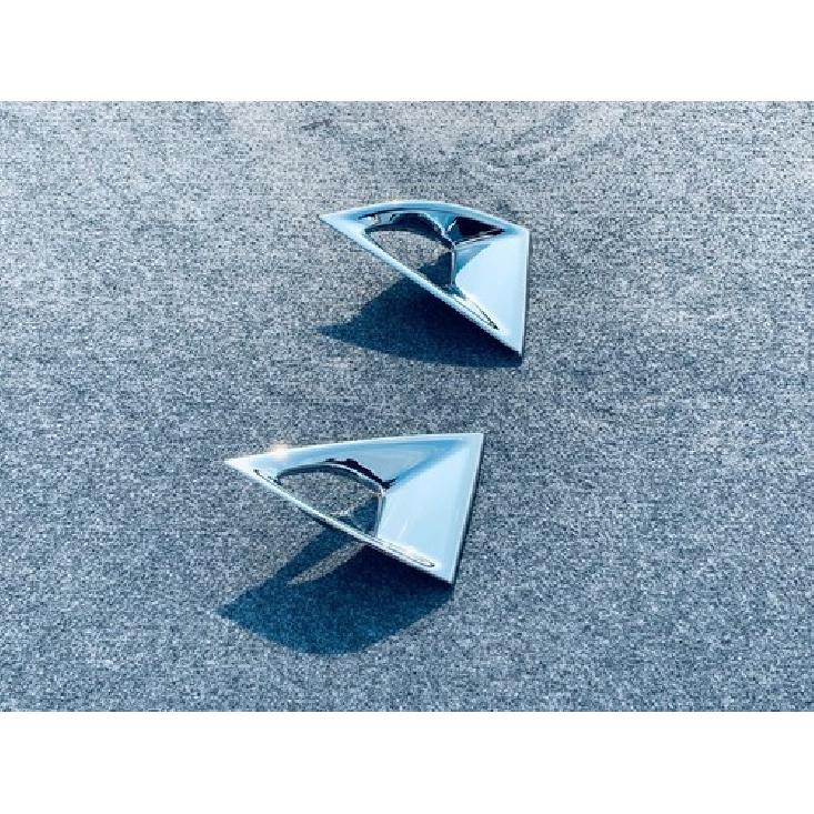 Front Fog Lamp Light Cover Trim For Nissan Rogue X-Trail -25 Chrome Style B