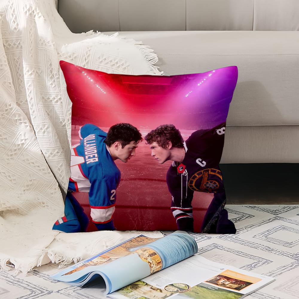 Drama TV Heated Rivalry Pillow Case Office Cushions Suitable For Sofa Car Bedroom Decorative Cushion Cover