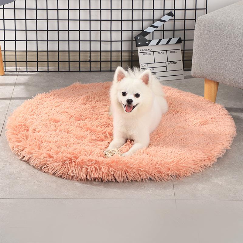Hondenmat Kennelmatt Maat Middelgrote Hond Winter Warm Huisdierendeken Vier Seizoenen Huisdier Mat Herfst en Winter Kattenmat Diameter 40cm