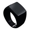 Mode Männer Edelstahl Plain Square Hochzeit Finger Ring Band Punk Schmuck