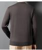 Men's Solid Color Half-High Collar Fleece Knit Sweater - Warm, Casual Base Layer Shirt