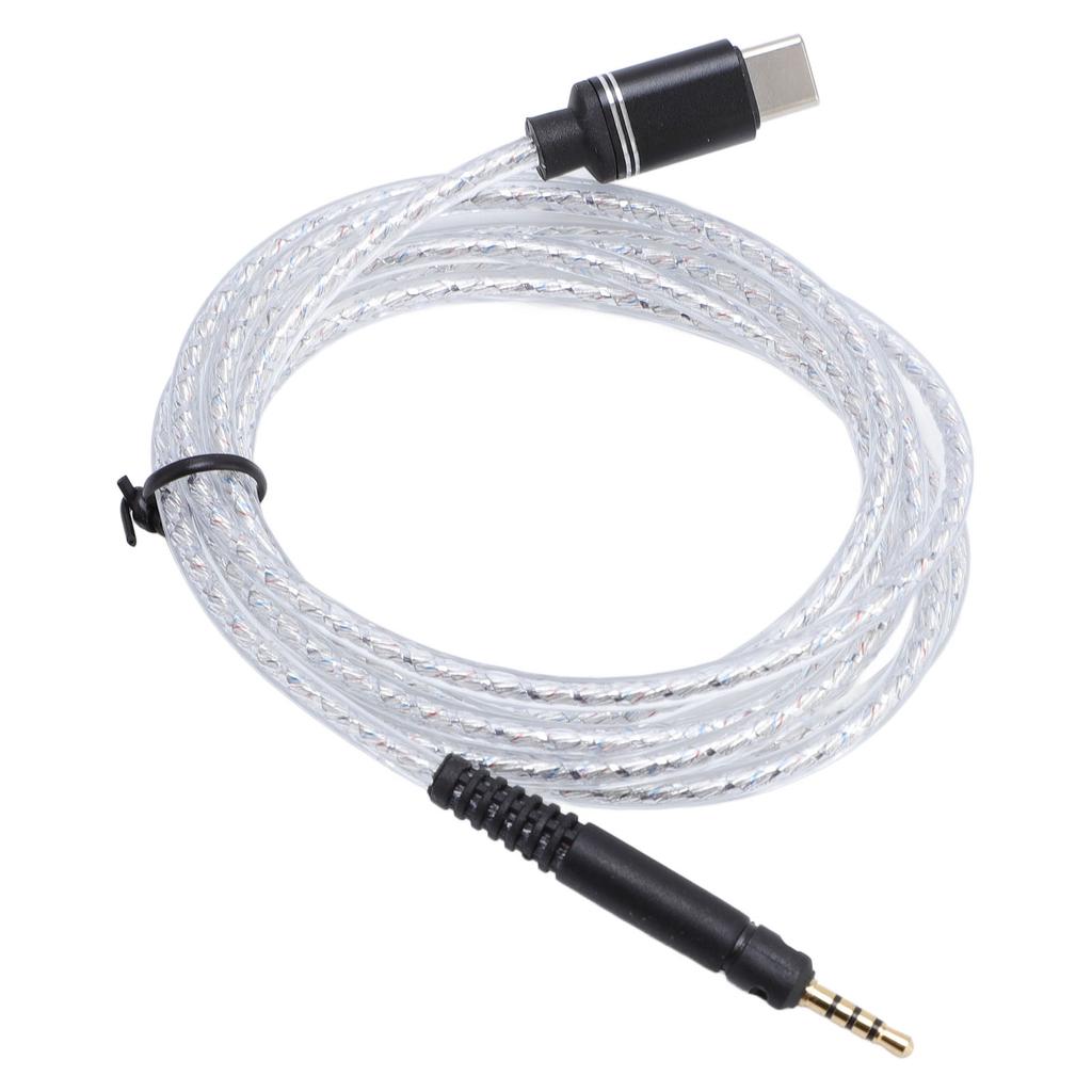 USB C to 2.5mm Headphone Cable 4.9FT Type C to 2.5mm Headphone Replacement Cord for M30X M40X M50X for HD598 599 HD558