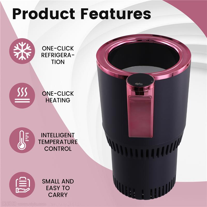 Authentic 12V Car 2 In 1 Heating Cooling Cup Warmer Cooler Cup Smart Cup Holder Digital Display Temperature Drinks Holders