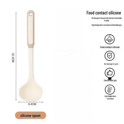 Zhi Shi Food Grade Silicone Spatula & Ladle Set