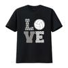 Damen Liebe Volleyball Mama Fans Perfektes T-Shirt Schwarz 2XL Vintage Gewaschen Designer-Kleidung Stilvolle Mode Grafik Unisex Lässig