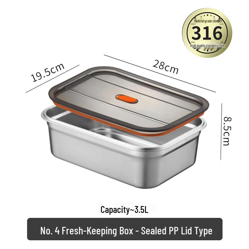 ZISIZ 316 Stainless Steel Food Container