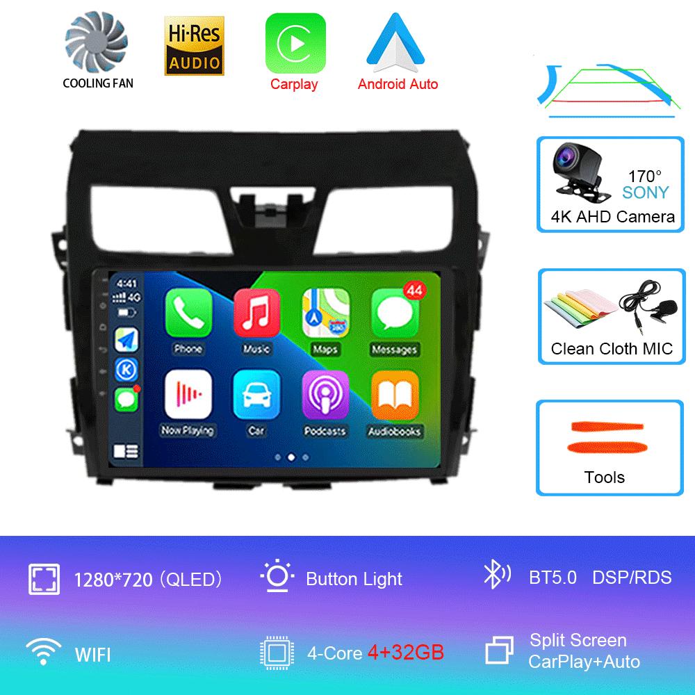 Car Radio Android 14 Carplay For Nissan Teana Altima 2013 2014 2015 GPS Multimedia Video Player DSP Stereo 360 Camera Head Unit