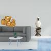 Parrot Resin Animal Figurine Modern Collectible Sculpture Desktop Ornament for Bookshelf Table Shelf