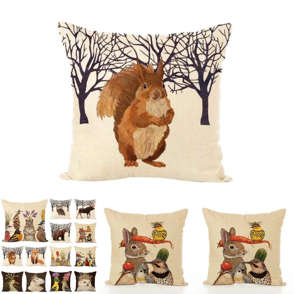 Luxurious 17.7" Animal Print Cushion Cover Adds Elegance To Any Sofa Or Car Interior