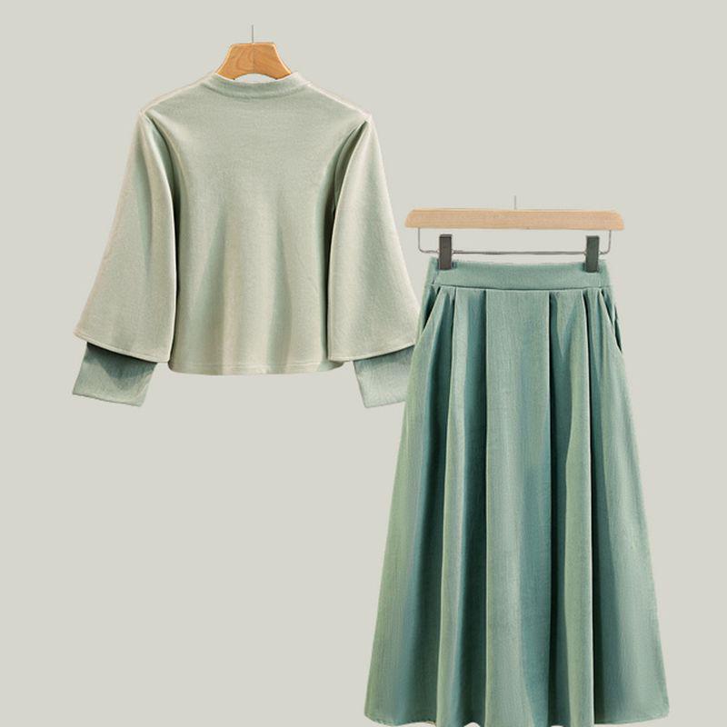 Chinese Style Embroidered Tang Suit Hanfu Qipao Top for Women - Autumn & Winter Collection
