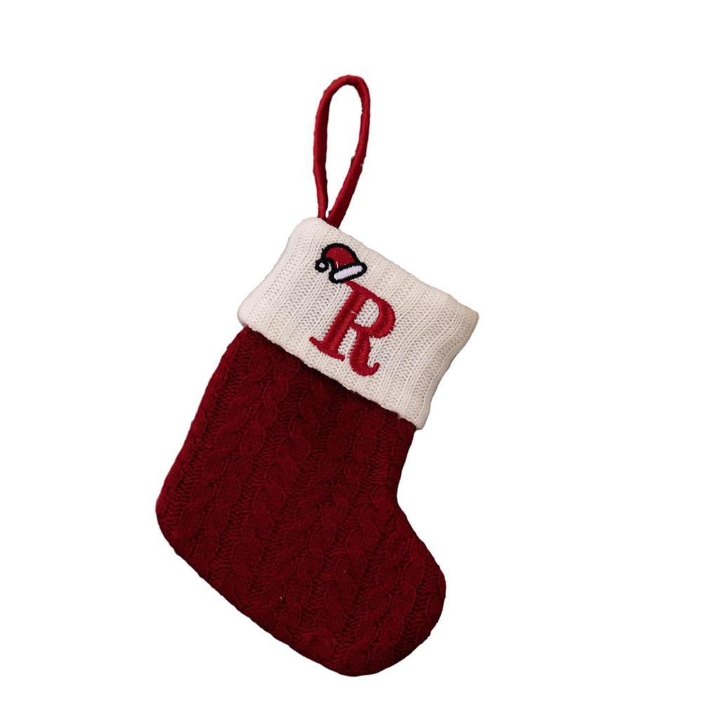 Christmas Stocking Christmas Tree Decorating Knitted